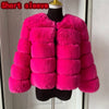 Damenmode Kunstpelzmantel superheiß Herbst Winter Damen kurze Kunstfuchsjacke flauschig hohe Qualität 7XL Damen Pelzmäntel