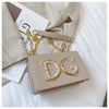 Fashion Trend Women's Crossbody Bag Armpit Classic PU Leather Women's Shoulder Bag Square Flip Small Square Bag