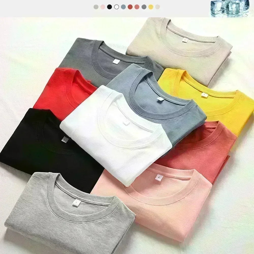 2024 Summer Fashion Retro Letter Embroidery Casual Loose T-shirt Men Y2k Street Goth Punk Oversized Short-sleeved Top Women