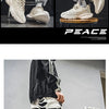 Autumn Men's New Breathable Sports Shoes Fashion Thick Sole Casual Shoes Comfortable and Versatile Trendy Running Shoes Spring