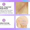 FABA Glueless Wigs Human Hair #27 Color Honey Blonde Deep Wave Human Hair Wig 13x4 Lace Frontal Wigs with Baby Hair 180% Density