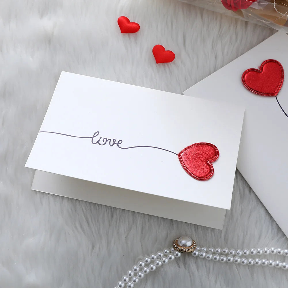 3D Pop Up Love Card with Envelope Valentines Day Birthday Anniversary Greeting Cards for Couples Wife Husband Handmade Gifts