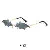 Rimless Sunglasses Women Luxury Brand Rhinestone Sun Glasses Ladies Cute Heart Shape Punk Party Eyewear очки від сонця женские