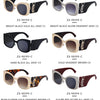 Oversized Cat Eye Sunglasses Women 2024 Luxury Brand Designer Punk Round Sun Glasses For Ladies Trendy Big Frame Eyewear UV400