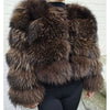 2025 MAOMAOKONG Natural Real Fox Fur Coat Women Winter Long Sleeve Luxury Raccoon Fur Jackets Thick Top Female Furry Coat Vest