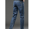 Winter Fleece Thick Warm Jeans Men's Slim Straight Elastic Denim Pants Casual Male Clothing Fashion Plush Trousers