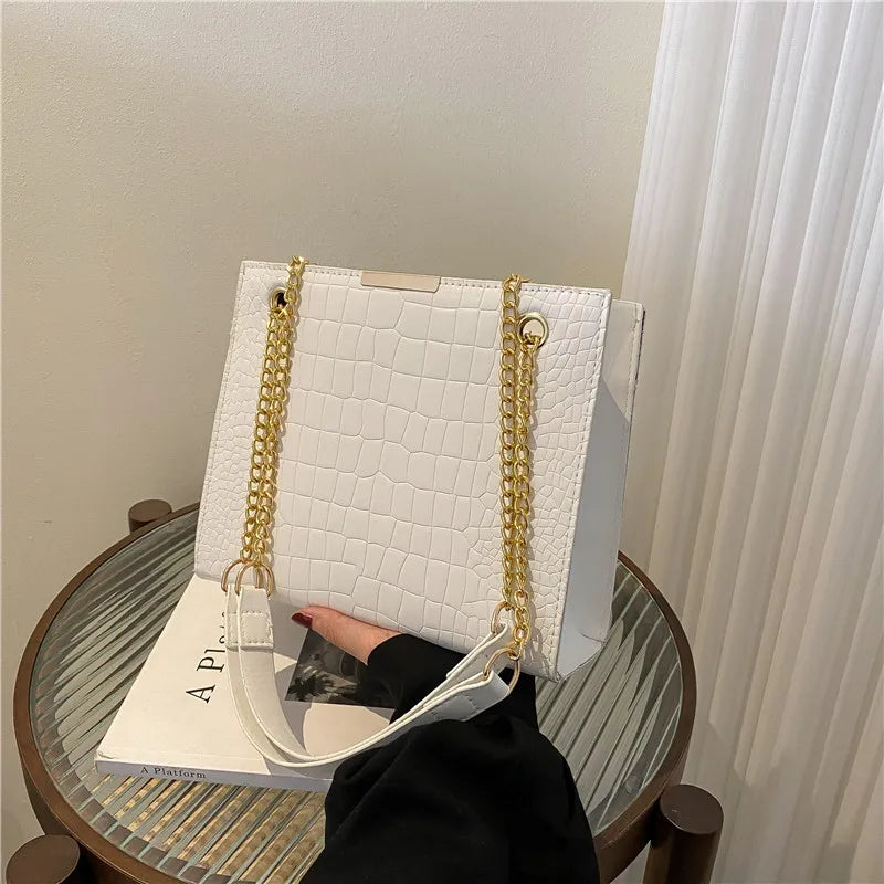 Fashion Luxury Crossbody Bags for Women 2023 New Trendy Designer Shoulder Bag Leisure Chain Solid Color Messenger Bag Handbags