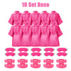 10/12/15/18 Sets Spa Party Favors Robe for Girls Kids Birthday Kimono Robe Satin Robe for Slumber Party DIY Birthday Squad Robes
