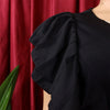 Elegant Pleated Jumpsuits & Rompers for Women V Neck Ruffles Belt Waisted High Waisted Floor Length Luxury Birthday Party Outfit