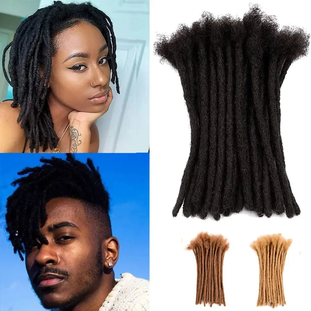 Human Hair Dreadlock Extentions Deep Goddess Human Hair Dread Loc Color Goddess Braids Hair For Black Goddes Loc Youmay Virgin