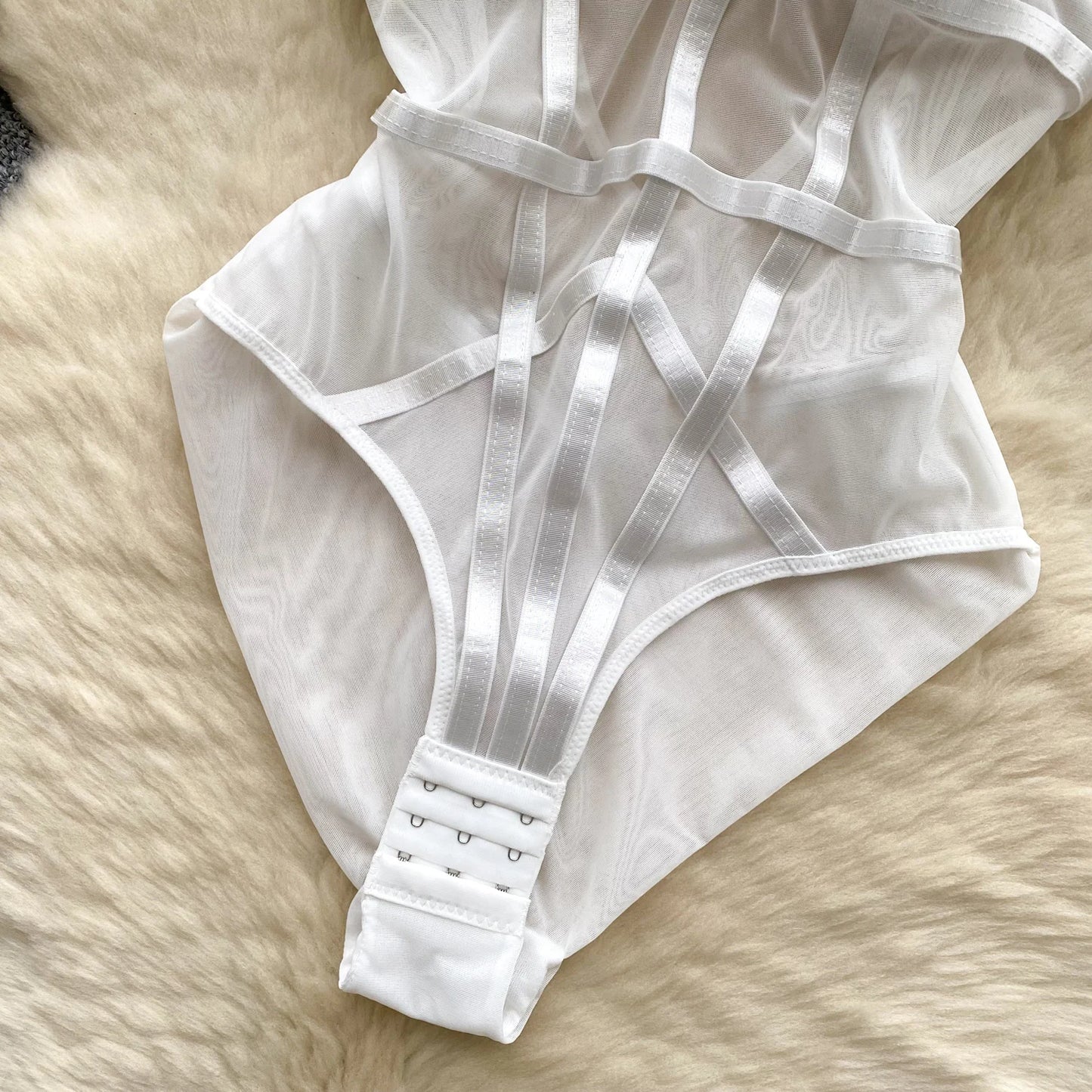 SINGREINY Women Corset Slim Sexy Bodysuits Sleeveless Gauze Short Playsuits Fashion Open crotch Underwear Camis Solid Rompers