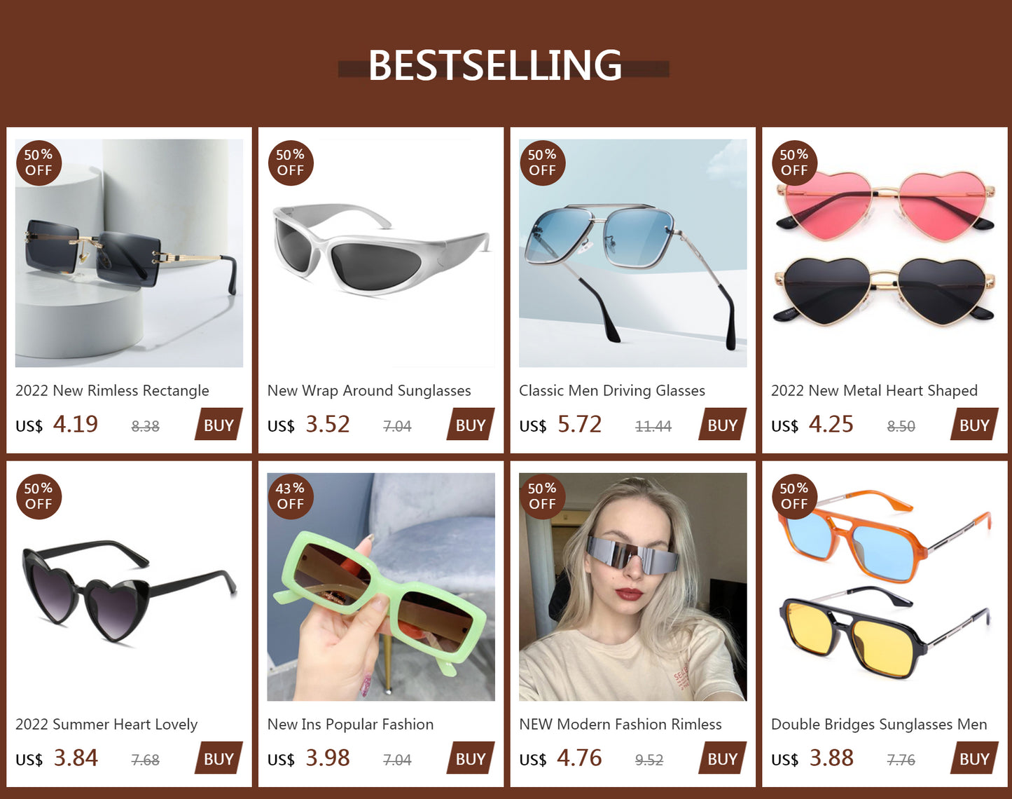 New Love Heart Shaped Polarized Sunglasses Women Fashion Cute Retro Vintage Gradient Sun Glasses UV400 Protection Unisex Eyewear