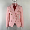 HarleyFashion 2024 Luxury Spring Collection Texure Pattern Formal Jacket Women Blazer