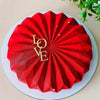 10Pc/set Ins Style Love Heart Acrylic Cake Topper Birthday Valentine's Day Cake Decoration Wedding Cake Side Acrylic Insert