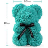Artificial Flower Eternal Rose Teddy Bear for  Birthday Anniversary Gifts & Decor Miniatures A for my girlfriend Valentine's Day