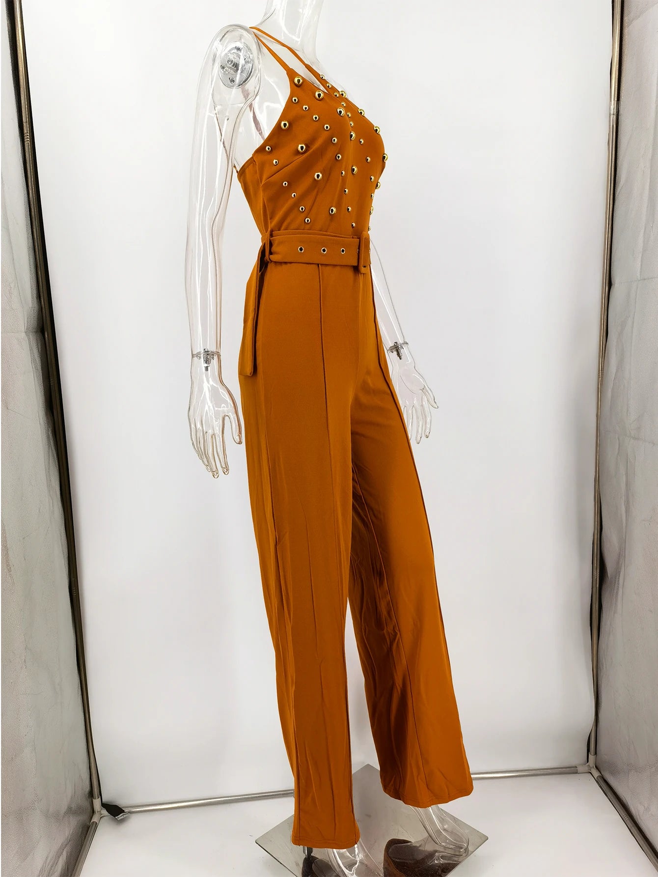Sexy vintage rhinestone bodycon jumpsuit women 2025 summer Pants jumpsuits body birthday party club outfits bodysuit overalls HL