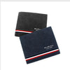 Short Men Wallets Zipper Coin Pocket Slim Card Holder Name Engraved Luxury Male Purses High Quality PU Leather Men's Wallet