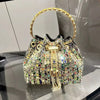Wedding Party Clutch Purse Glitter Shiny Diamond Banquet Bag Women's Handbag Luxury Fashion Evening Bag Shoulder Chain Bag