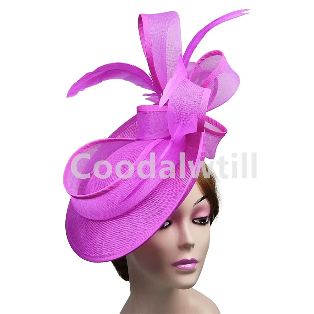 Mesh Fascinator Headpiece Women Formal Event Derby Headpiece Ladies Eleagnt Mariage Millinery Cap Fashion Wedding Fascinator Hat