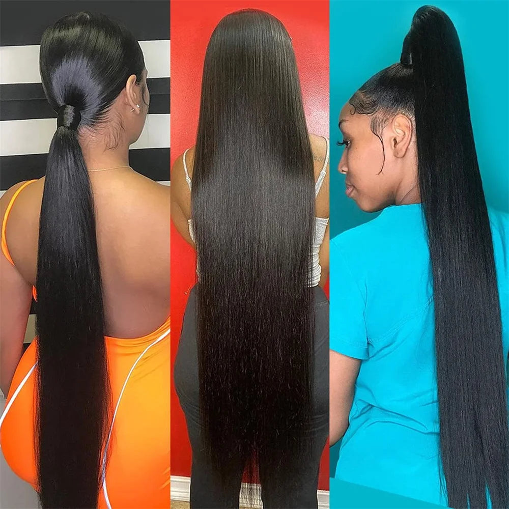 8-32 Inch Bone Straight Human Hair Weave Bundles 12 A Brazilian Natural Color 100% Remy Human Hair Extension 1 3 4 Bundles Weft