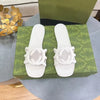 2025 Women classics Jelly sole design slippers Flip flops Flat Slippers Comfort Casual fashion Pure Color sandal