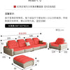 Premium Italian Genuine Leather Sectional Sofa Sets Couch Sofas with USB and Bluetooth Speaker - MANBAS Living Room Furniture