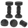 2 Pcs Adjustable Bed Frame Furniture Fall Preventer Stoppers Anti-shake Tool Holder 4.2X4CM Headboard Wall Black Plastic