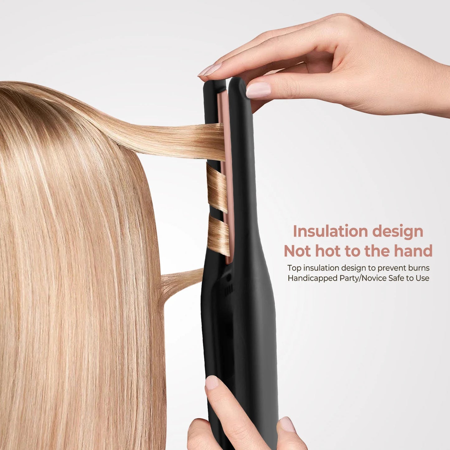 3/10 Inch Pencil Flat Iron Small Flat Irons for Short Hair Beard and Pixie Cut Mini Ceramic Tourmalin Hair Straightener