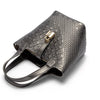 Retro Classic Women's Fashion Handbags Pure Color Design Metal Lock Buckle Accessories Ladies Shoulder Bags Minimalist Versatile