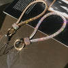 For Cell phone lanyard pendant phone strap Keychain on the phone Wrist chain luxury rhinestone pendant chain diamond bracelet