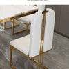 Unique Luxury Table Chairs Modern Legs Metal Design Rectangular Dining Table Space Saving Nordic Mesa De Comedor Funiture