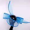 New Black Fascinator Wedding Pillbox Hat Women Elegant Fascinator Hats Hair Clip Church Ladies Party Headpiece Fashion Headwear