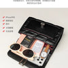 Classic Quilted Detail Square Bag, Solid Color Flap Shoulder Bag, All-Match Chain Bag