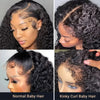 Curly Bob Wigs Human Hair Lace Frontal Wig 13x4 Transparent Black Lace Front Wig Human Hair Wigs 4x4 Bob Curly With Edged Wigs