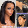 Hot Red Bob Wig 13x4 Lace Front Human Hair Wigs For Women Brazilian Bone Straight Red Colored Lace Frontal Wigs 10 12 14 16 Inch