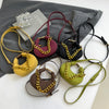 LEFTSIDE Mini PU Leather Saddle Shoulder Bag for Women 2024 Winter New Trend Y2K Handbags and Purses Females Crossbody Bags