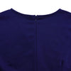2024 summer new short sleeve V-neck waist solid color Tunle pencil skirt dress