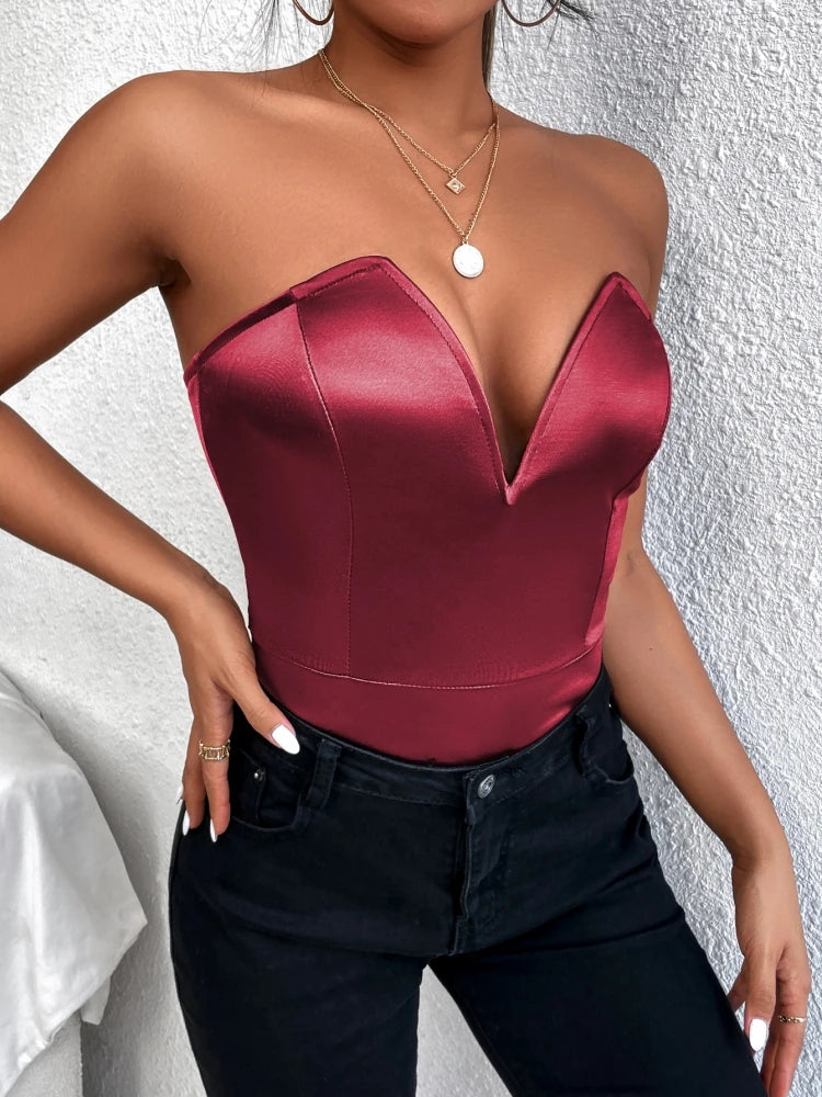 Jumpsuit Women Short Bodysuit smooth monkeys Lingerie Elegant Party overalls luxury Sexy Evening Dresses open back Off Shoulder