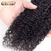 Mongolian Kinky Curly Human Hair Bundles 1/3/4 Pcs Remy Human Hair Weave Bundle Kinky Curly Bundles Natural Color Hair Extension