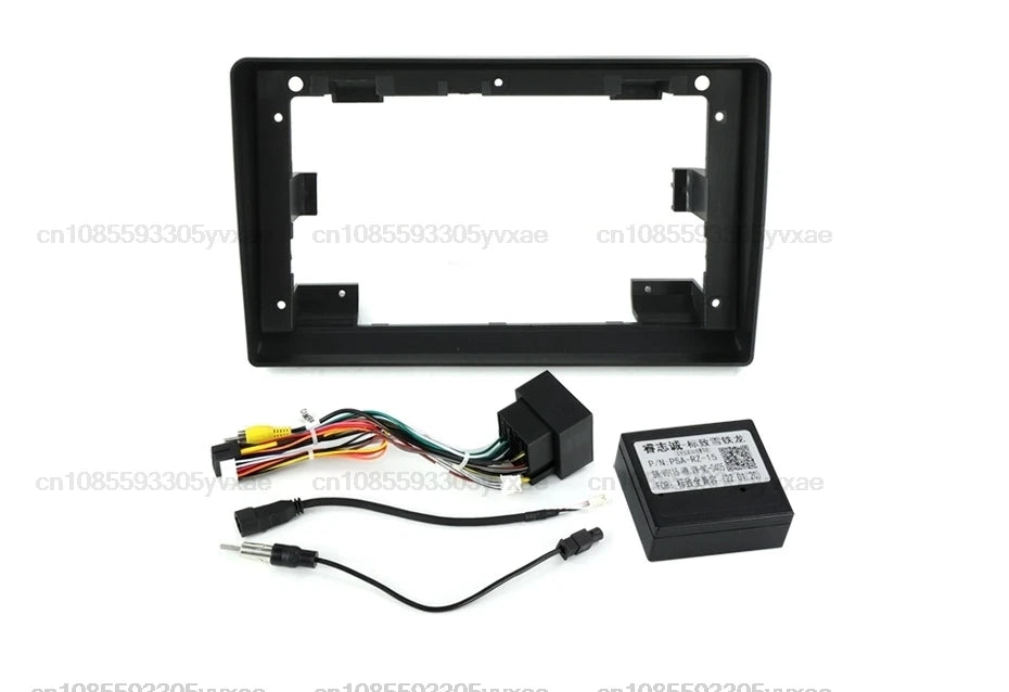 Car Radio Fascia for Peugeot 308 2013 14 15 16 2017DVD Stereo Frame Board Adapter Mount Dashboard Mount Bezel Trim Kit android