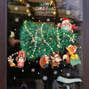 Santa Snowman Christmas Window Stickers Wall Decals New Year 2025 Christmas Home Decor Merry Christmas Xmas Decorations Gifts
