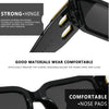 2024 Fashion Oversized The Letter B Square Luxury Trend Sunglasses Women Men Retro Rectangle Sunglasses Gafas De Sol UV400
