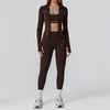 Yoga Set 2/3PCS Sports Outfits Women Clothes Fitness Tracksuit Gym Legging Workout Long Sleeved Female Bra Yoga Suit Sportswear