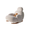 Fluffy White Living Room Chair Modern Cute Floor Ergonomic Living Room Chair Lounge Recliner Meuble Salon Home Furniture