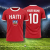 2026 New Haiti Football T-shirts Sports Casual Haitian Soccer Jersey Free Custom Diy Name Tees Gifts Wholesale Sports T Shirts