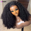 Glueless Lace Fronta Wigs Human Hair Afro Kinky Curly 500 Density 360/13x6 Hd Lace Frontal Wigs Human Hair Pre Plucked For Women
