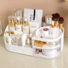 Drawer Type Cosmetics Storage Box, Desktop Dresser Skin Care Shelf, Office Stationery Lipstick Makeup Box Bedroom Home