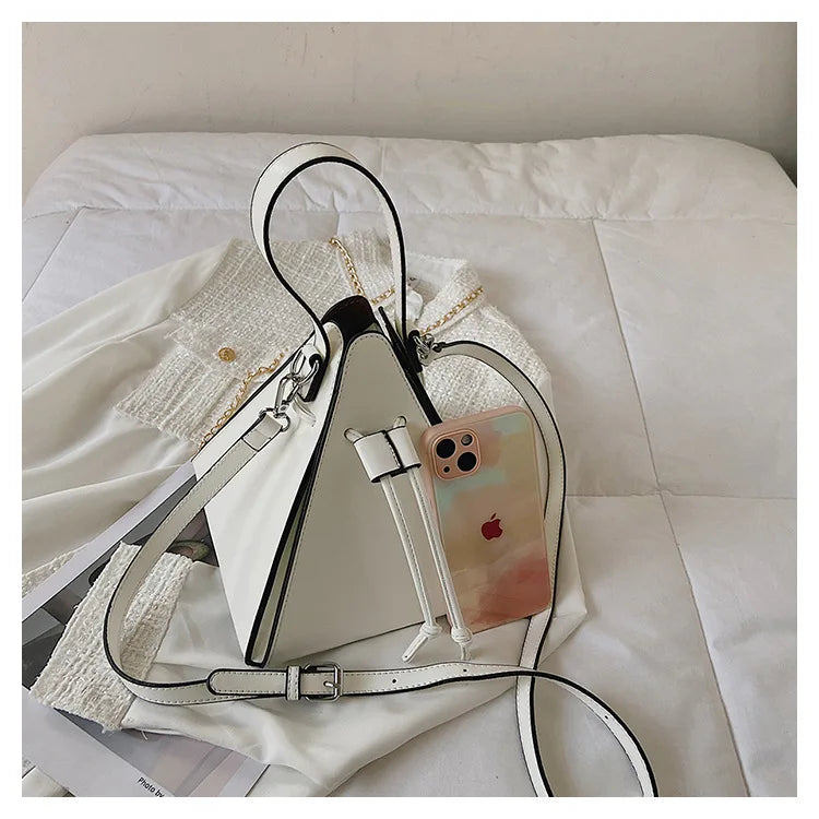 Fashion Ladies Shoulder Bags Handbag Sense of luxury Women Bags High quality Leather Crossbody Bag Designer Female Triangle Bags