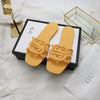 2025 Summer New Women's Slippers Fashion Versatile Holiday Outing One Word Flat Slippers