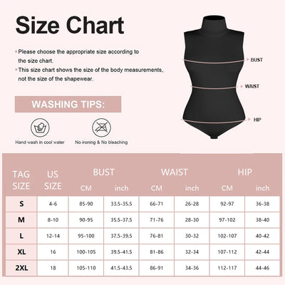 Sleeveless High Neck Bodysuit New Women's Sexy Skinny Jumpsuit Butt Lifter Smooth Body Shaper Belly Corset Female Clothing